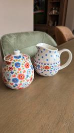 Melk en suiker Kakelbont Yvon Jaspers, Ophalen, Keramiek, Overige typen, Zo goed als nieuw