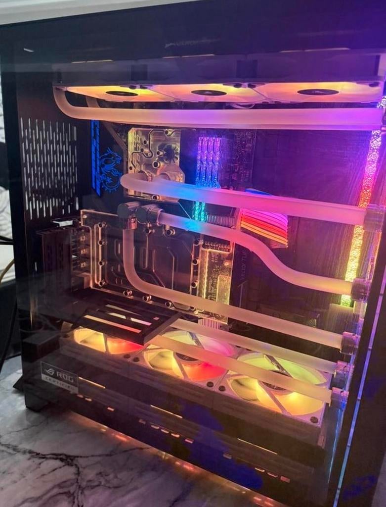 Game pc 3080 watergekoeld, Ophalen, Gebruikt, 32 GB, Gaming