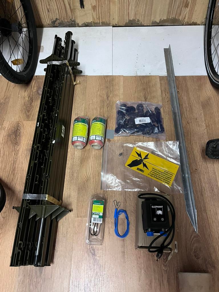 Schikdraad afrasting set 200m, Dieren en Toebehoren, Ophalen, Nieuw