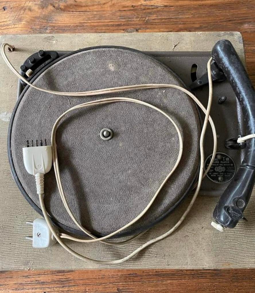 Antieke Platenspeler -, Audio, Tv en Foto, Platenspelers, Ophalen of Verzenden, Niet werkend, Platenspeler, Overige merken