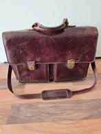 Mooie zware echt leren aktetas  uit italie, Sieraden, Tassen en Uiterlijk, Tassen | Schooltassen, Ophalen, Bruin, Aktetas of Boekentas