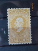 Nico Nederland 100 B (X) Ongebruikt met plakker 1913, Ophalen of Verzenden, T/m 1940, Postfris