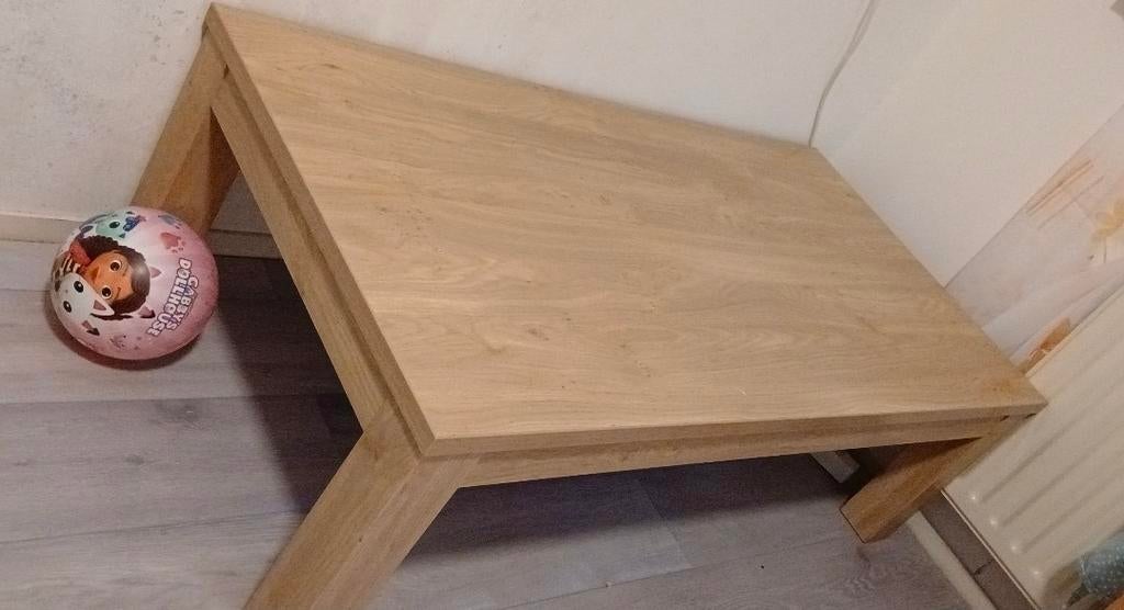 Houten salontafel, Ophalen, Gebruikt, 100 tot 150 cm, 50 tot 100 cm