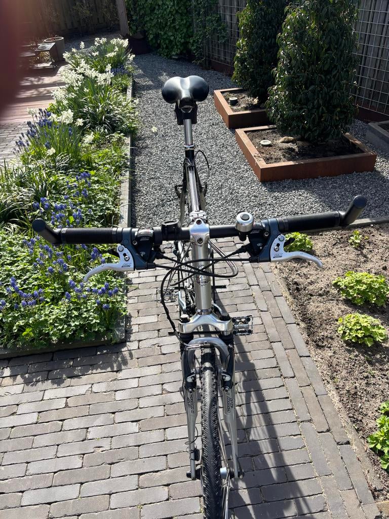 Jan Janssen Hybride fiets - 63 cm frame - Zeer goede staat, Velgrem, Versnellingen, Zo goed als nieuw, 61 tot 65 cm