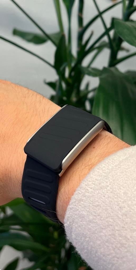 Nylon bandje geschikt voor Whoop 4.0 (blauw mix