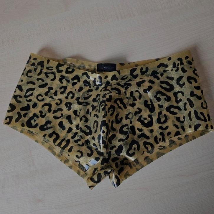 Latex boxer/trunk, maat L, Kleding | Heren, Ondergoed, Boxer, Zwart, Ophalen of Verzenden