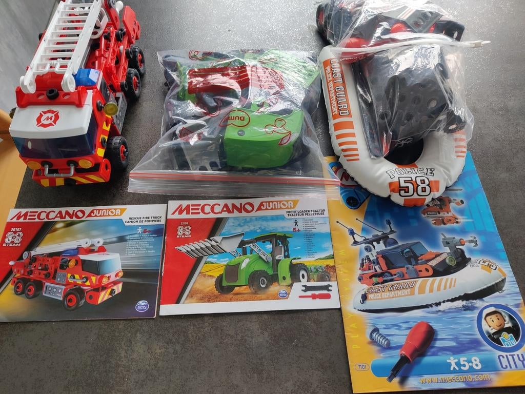 Meccano junior 22102. 20107. 7101. Compleet, Ophalen of Verzenden