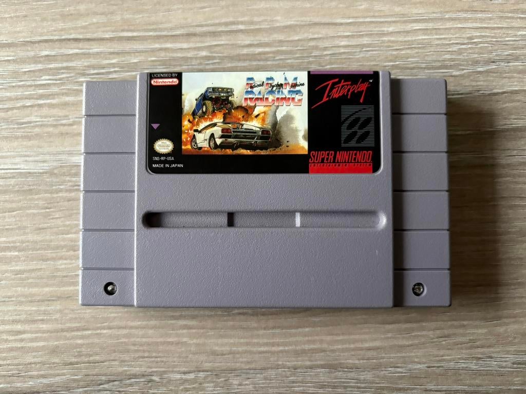 Radical Psycho Machine Racing voor de Super Nintendo., 1 speler, Ophalen of Verzenden, Racen en Vliegen, Vanaf 3 jaar