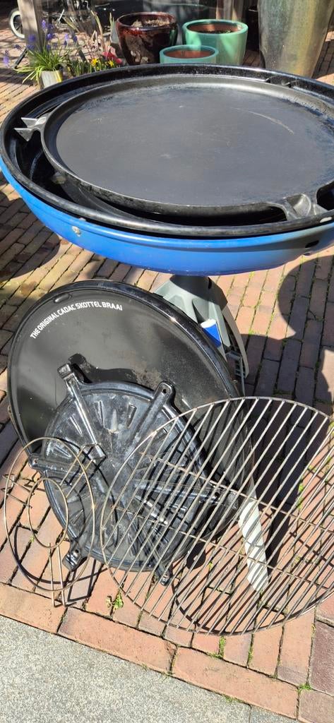 Kom kijken!  Skottelbraai BBQ CADAC Eazi Chef 45cm compleet, Ophalen, Gebruikt