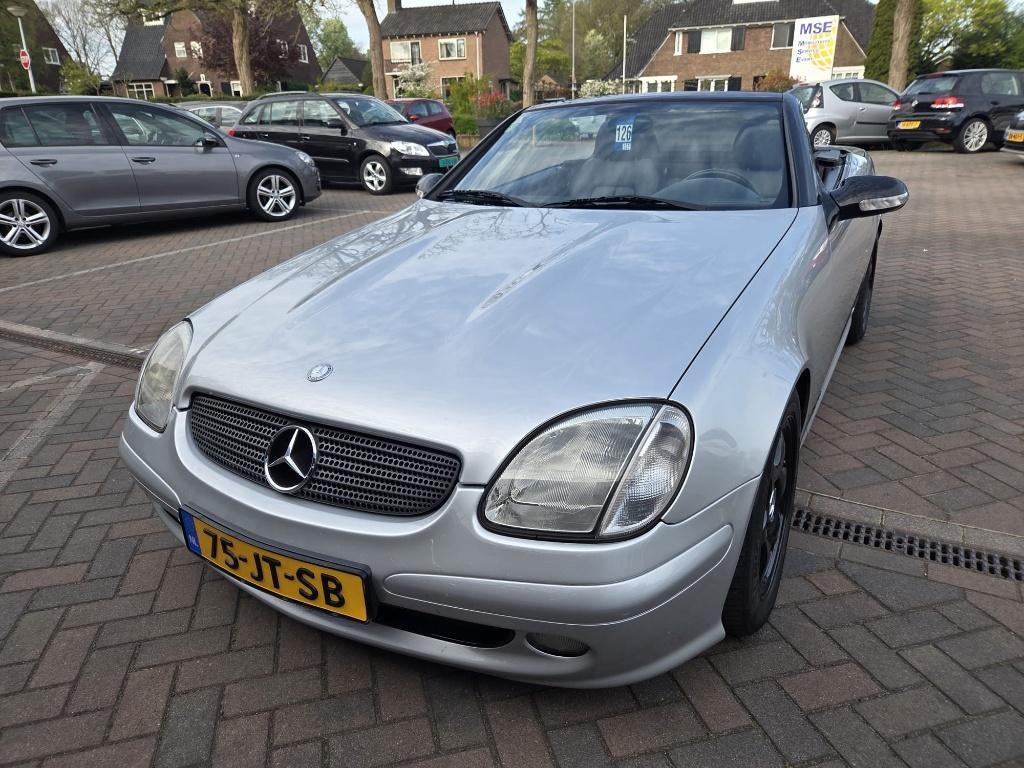 ORG NED Mercedes-Benz SLK 2.3 Slk230 Kompr Roadster AUT, Auto's, Mercedes-Benz, Euro 5, Achterwielaandrijving, Zwart, 4 cilinders