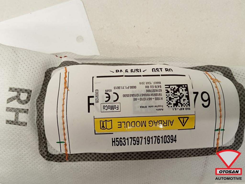 FORD FIESTA MK8 2017+ stoel airbag Rechts H1BB-A611D10-AE, Auto-onderdelen, Gebruikt, Info@ford.com, Ophalen of Verzenden, Ford