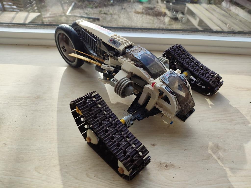 Lego Ninjago Ultra Sonic Raider 9449 set, Ophalen of Verzenden, Gebruikt, Losse stenen, Lego