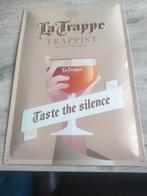 Reclame bier onbeschadigd alleen ophalenen contant, Ophalen, Reclamebord, Plaat of Schild, La Trappe
