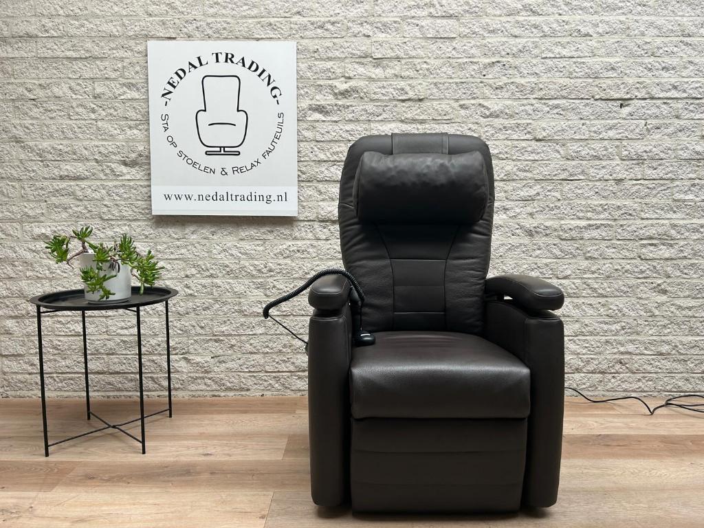 Fitform leren sta op stoel relax fauteuil staopstoel Small, Ophalen, N, N, Zo goed als nieuw