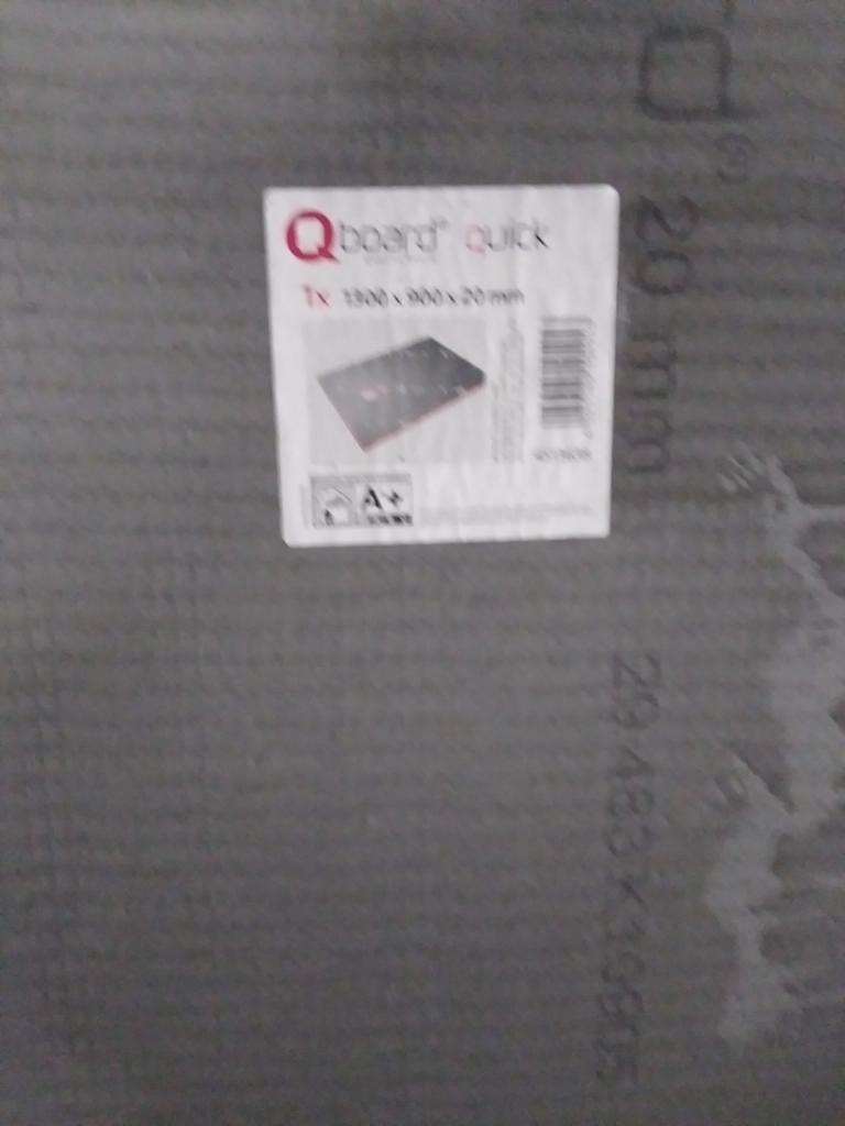 QBOARD QUICK WC bouwplaat 1300x900x20mm, Doe-het-zelf en Verbouw, Ophalen, Nieuw, Toilet