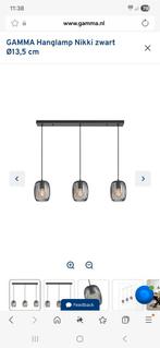 Zwarte hanglamp 'Nikki', Ophalen, Zo goed als nieuw, Minder dan 50 cm