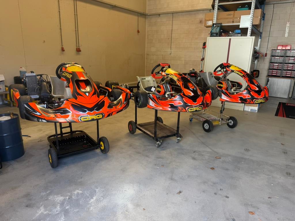 Diverse CRG karts evo en non evo, Sport en Fitness, Karting, Ophalen, Zo goed als nieuw, Kart