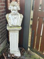 Beethoven tuinbeeld / buste op pilaar / beeld met zuil, Ophalen, Zo goed als nieuw