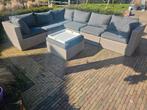 Grote Avanti di Bellagio loungeset/hoekbank/tafel/kussens, Tuin en Terras, Tuinsets en Loungesets, Ophalen, Zo goed als nieuw