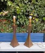 Piramide Tonello Grillo & Montagna Grillo tafellampen, Ophalen, Gebruikt, Metaal, 75 cm of meer