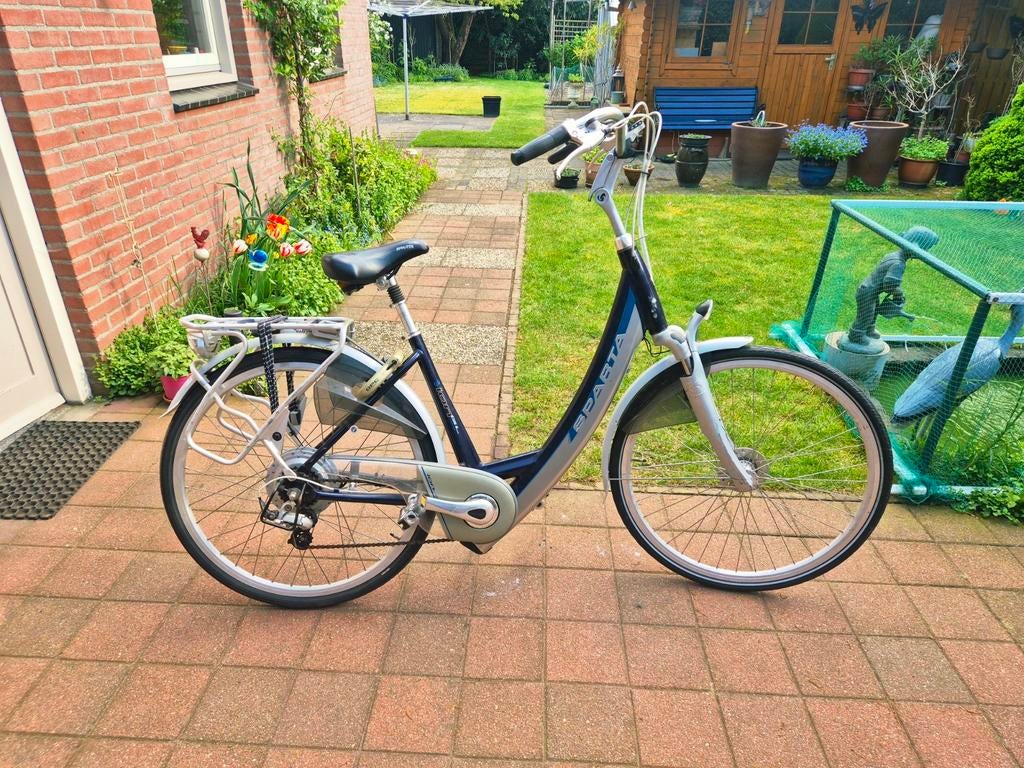 Electrische Sparta damesfiets, Ophalen, Sparta, Gebruikt, 47 tot 51 cm