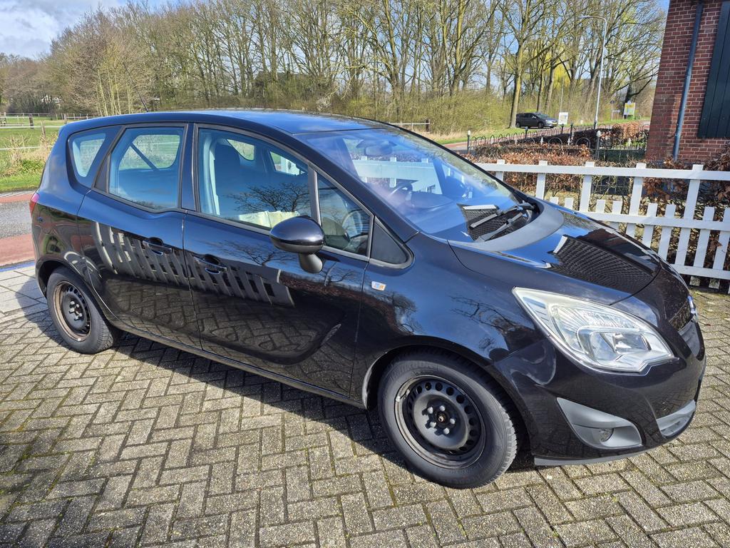Opel Meriva 1.4 Turbo Ecotec 120pk 2011 Zwart, Voorwielaandrijving, 680 kg, 4 cilinders, Zwart