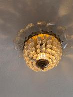 Kleine kroonluchter met glazen ornamenten, Huis en Inrichting, Lampen | Kroonluchters, Ophalen