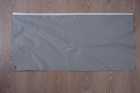 Nwe rechthoekige wielflap met pees + 2 drukkers voor caravan, Ophalen of Verzenden, Nieuw