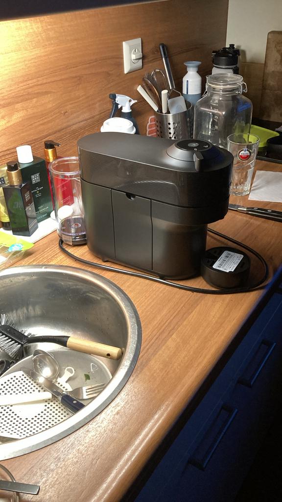 Nespresso Vertuo pop koffiezetapparaat, Witgoed en Apparatuur, Koffiezetapparaten, Gebruikt, Koffiemachine, Ophalen of Verzenden