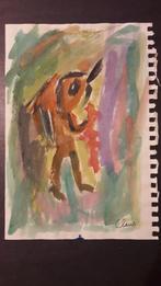 Hugo Claus - Dubbelzijdig werk - Handgesigneerd !!!, Verzenden