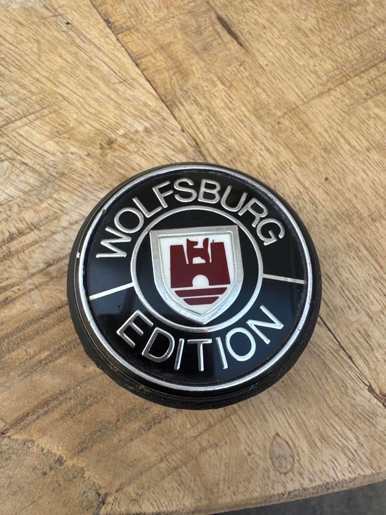 Wolfsburg Edition Embleem - Beschadigd, Verzenden, Gebruikt, Volkswagen