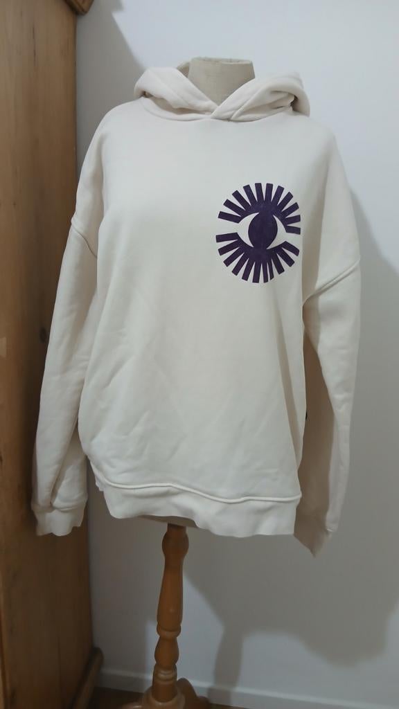 Zara hoodie met paarse print, Ophalen of Verzenden