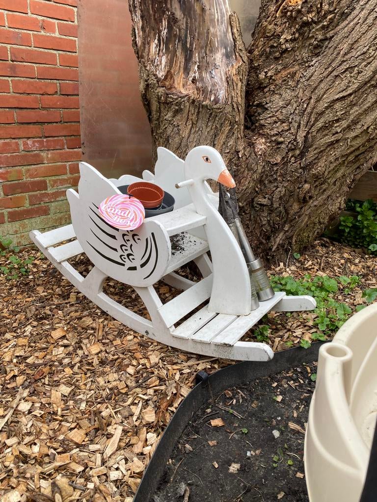 Schommel zwaan gratis, Ophalen, Gebruikt