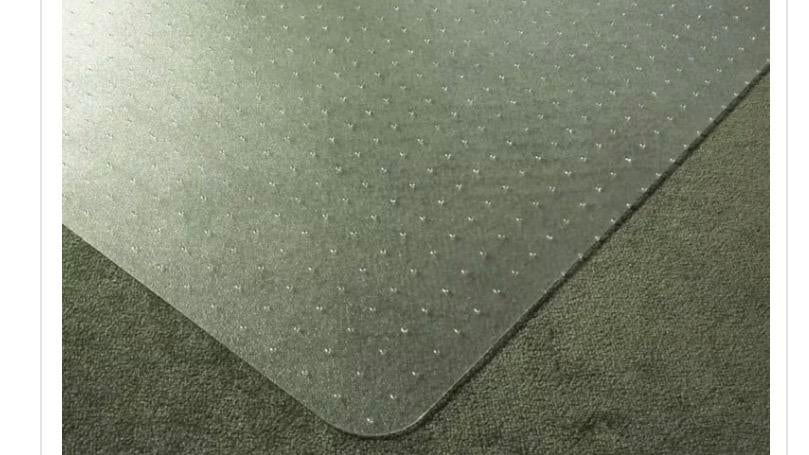 Vloermat tapijtbeschermer onder bureau 92x122 cm, Ophalen