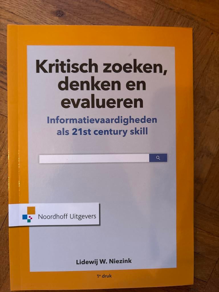 Kritisch zoeken, denken en evalueren, Ophalen of Verzenden, Gelezen, HBO