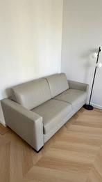 Slaapbank leer 195x96 (Calia Italy), Ophalen, 140 cm, Zo goed als nieuw, Twijfelaar