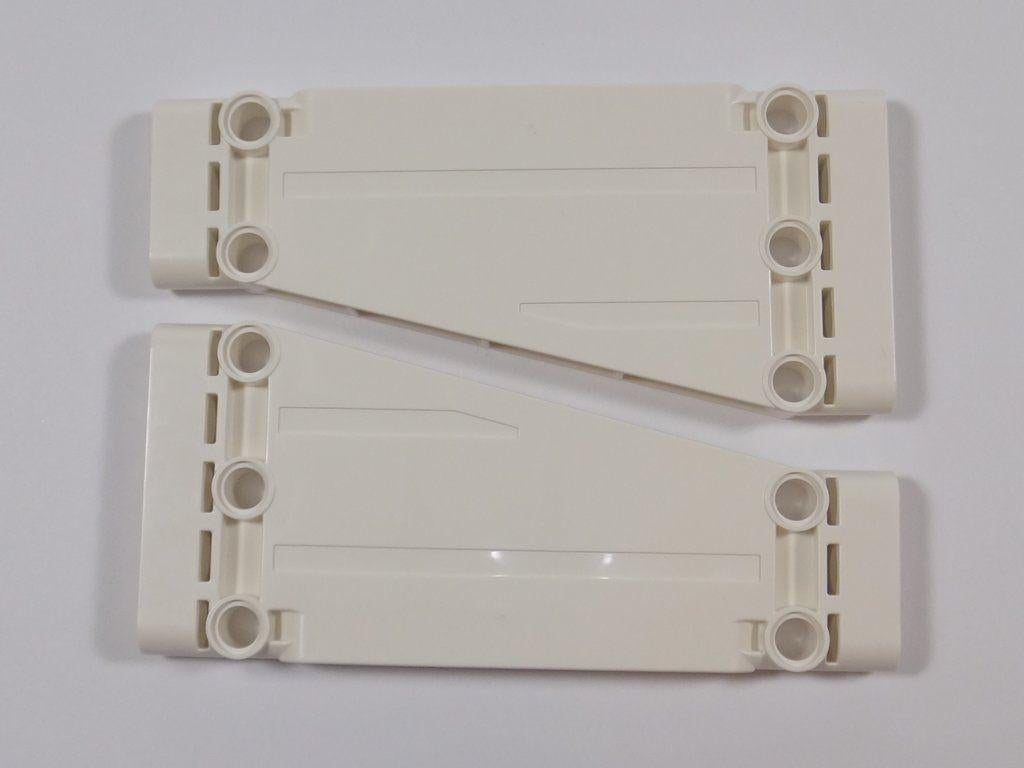 meerdere technic Lego paneel plaat 5x11x1 schuin wit, Lego, Ophalen of Verzenden, Zo goed als nieuw, Technic