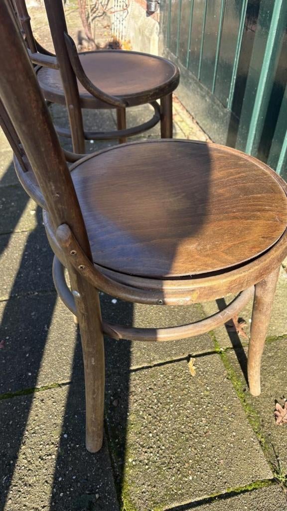 Cafe stoelen, Huis en Inrichting, Stoelen, Ophalen, Bruin, X, Eén
