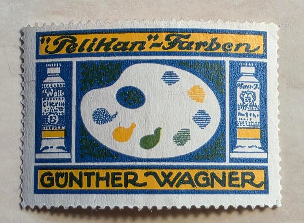 018) ORIGINELE SLUITZEGEL PELIKAN GÜNTHER WAGNER, Ophalen of Verzenden, Overige thema's