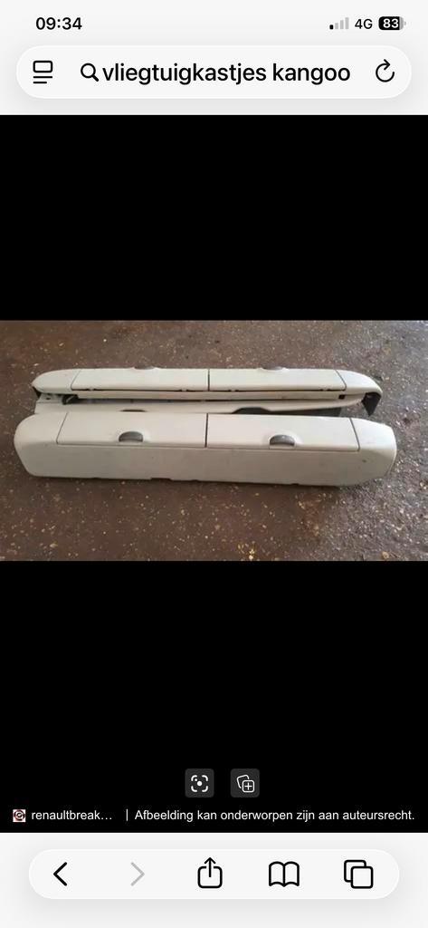 Renault Kangoo Vliegtuigkastjes, Auto-onderdelen, Interieur en Bekleding, Renault, Gebruikt, Ophalen of Verzenden