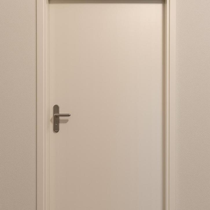 Nette binnendeur, wit, inclusief klink, Doe-het-zelf en Verbouw, Deuren en Horren, Gebruikt, Binnendeur, 200 tot 215 cm, 80 tot 100 cm