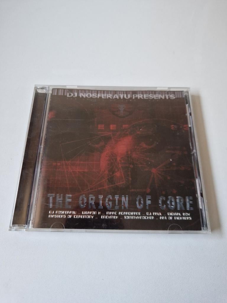 Dj nosferatu the origin of core enzyme ruffneck thunderdome, Cd's en Dvd's, Ophalen of Verzenden, Zo goed als nieuw, Dance Populair