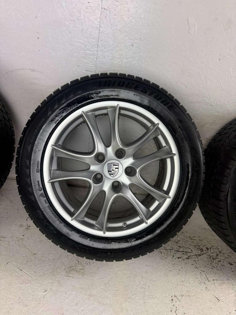 Porsche Cayenne  velgen 19" 5x130 winterset touareg Q7 7mm, Gebruikt, 265 mm, Banden en Velgen, Niet ingevuld