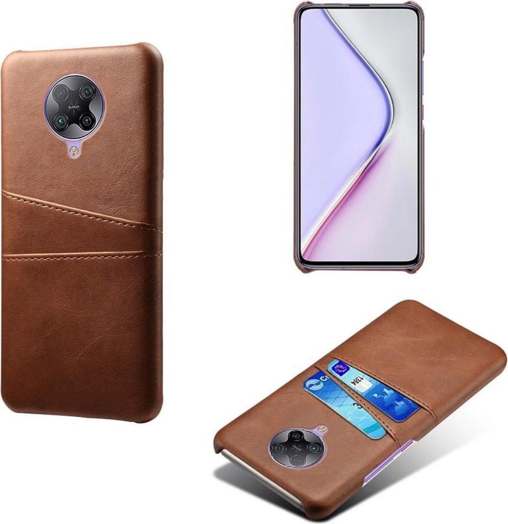 Backcover+Screenprotector voor Xiaomi Poco F2 Pro _ Dk.bruin, Verzenden, Nieuw, Hoesje of Tasje