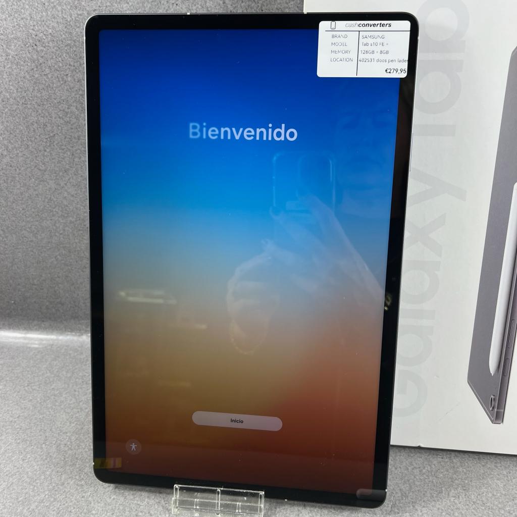 Samsung Tab S10 FE+ | 128GB+8GB ram | Doos,pen,lader| 402531, 13 inch of meer, Ophalen of Verzenden, Zo goed als nieuw, 16 GB