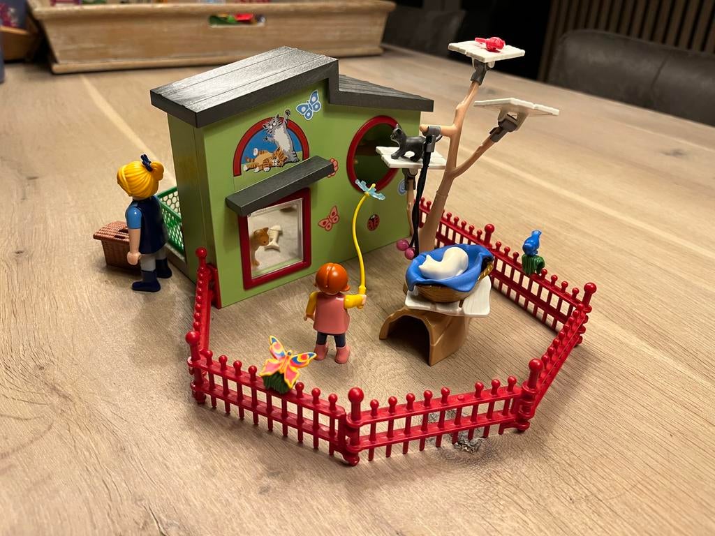 Playmobil kattenverblijf 9276, Ophalen of Verzenden, Zo goed als nieuw
