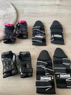 Rumble bokshandschoenen en scheenbeschermers set, Ophalen of Verzenden, Gebruikt, Bokshandschoenen