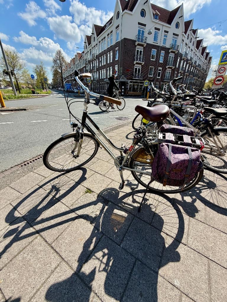 Koga Miyata RoadRunner S met fietstassen, Gebruikt, Velgrem, Versnellingen, 50 tot 53 cm