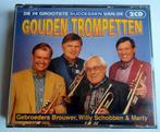 gebroeders brouwer  willy schobben & marty s 2 cd, Verzenden, Zo goed als nieuw, Levenslied of Smartlap, Boxset