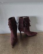 Halfhoge suède laarsjes, Ophalen of Verzenden, Zo goed als nieuw, Zwart